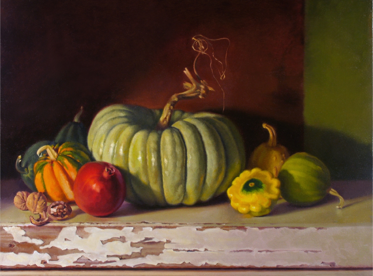 JADE PUMPKIN / Oil on Linen / 20x24