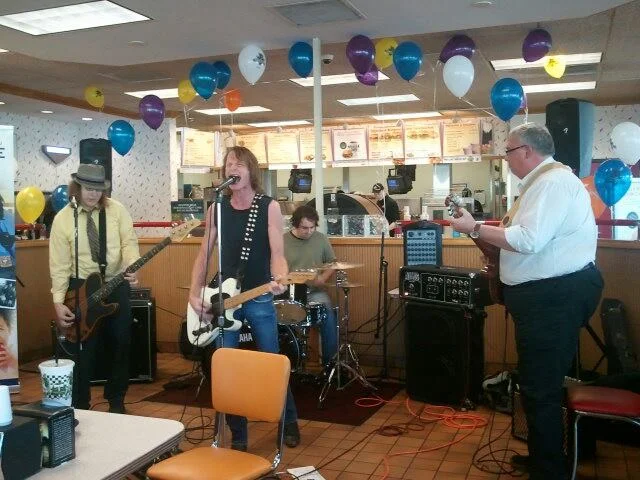 That one time New York Rifles played a show in a Burgerville with the CEO of the company