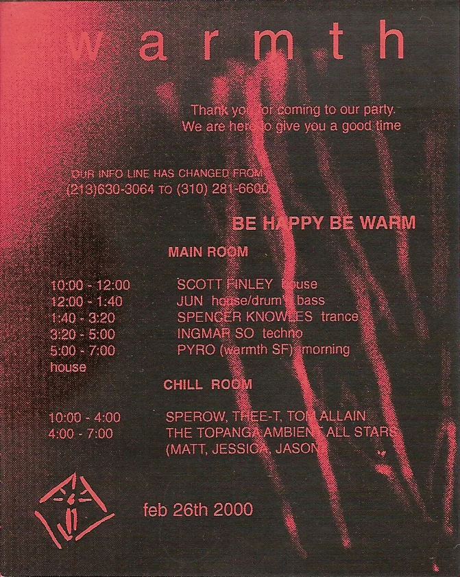 Flyer designed by David Lynch