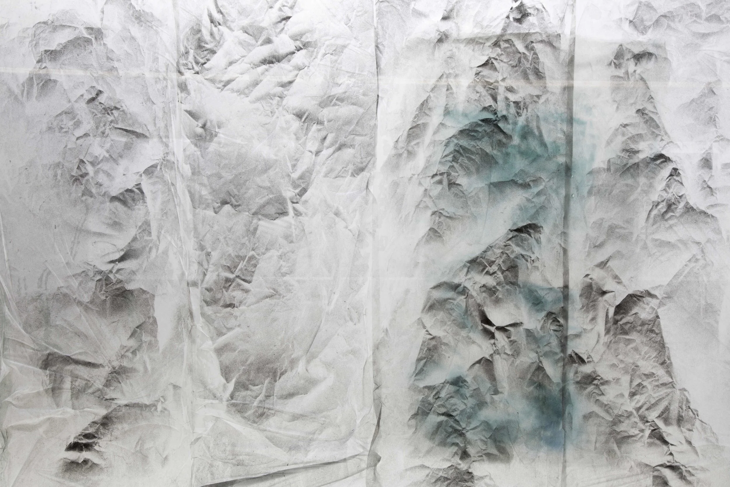 Written Under Erasure 2018, Installation view, Paper, Enamel Paint, Plaster, Glass, Dirty Dozen Art Space, Melbourne  