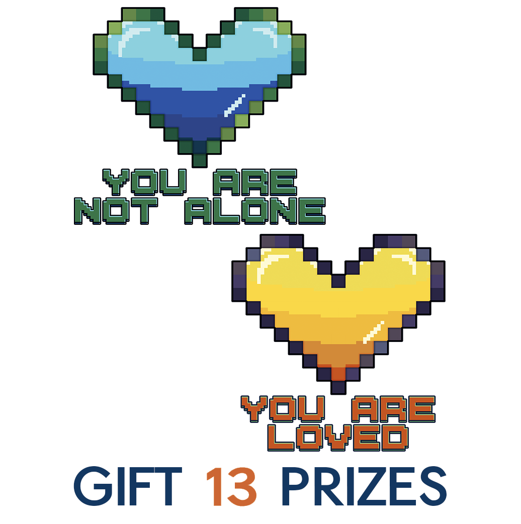 Gift 13 Pixel Heart 2-Sticker Packs! (5 Free!)