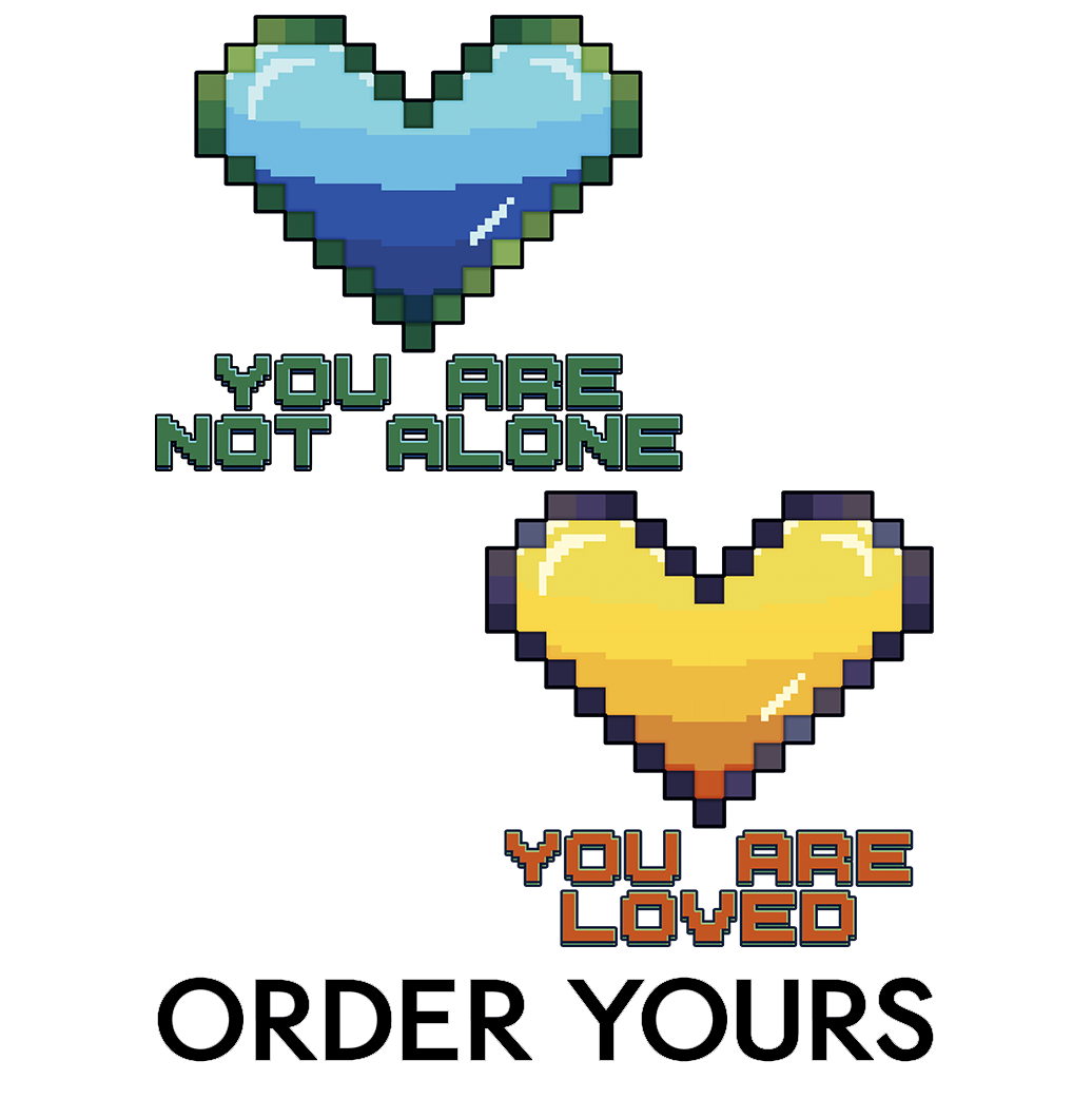 Order Your Pixel Heart 2-Sticker Pack!