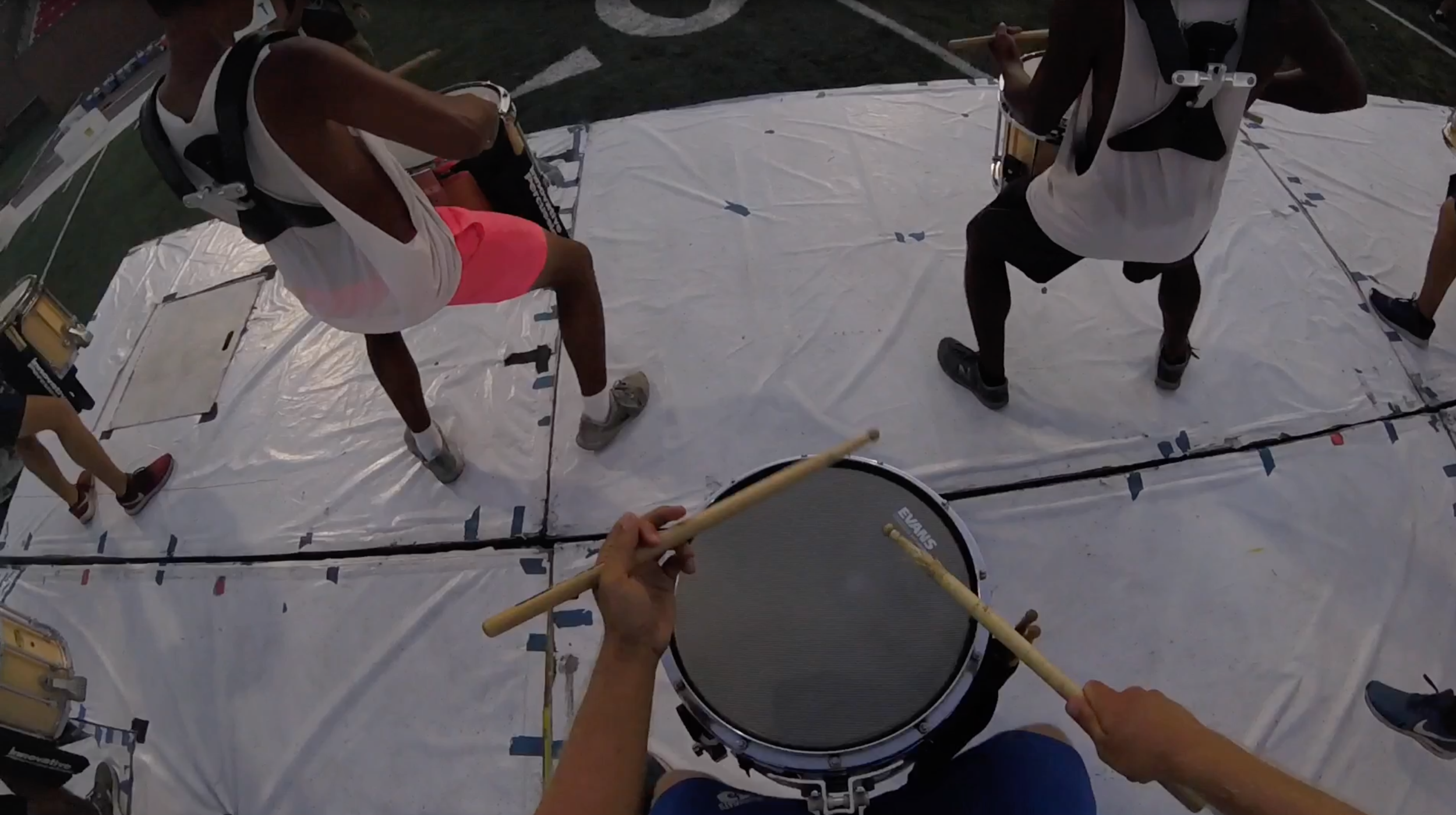 #theBLUECOATS Finals Week Snare Cam
