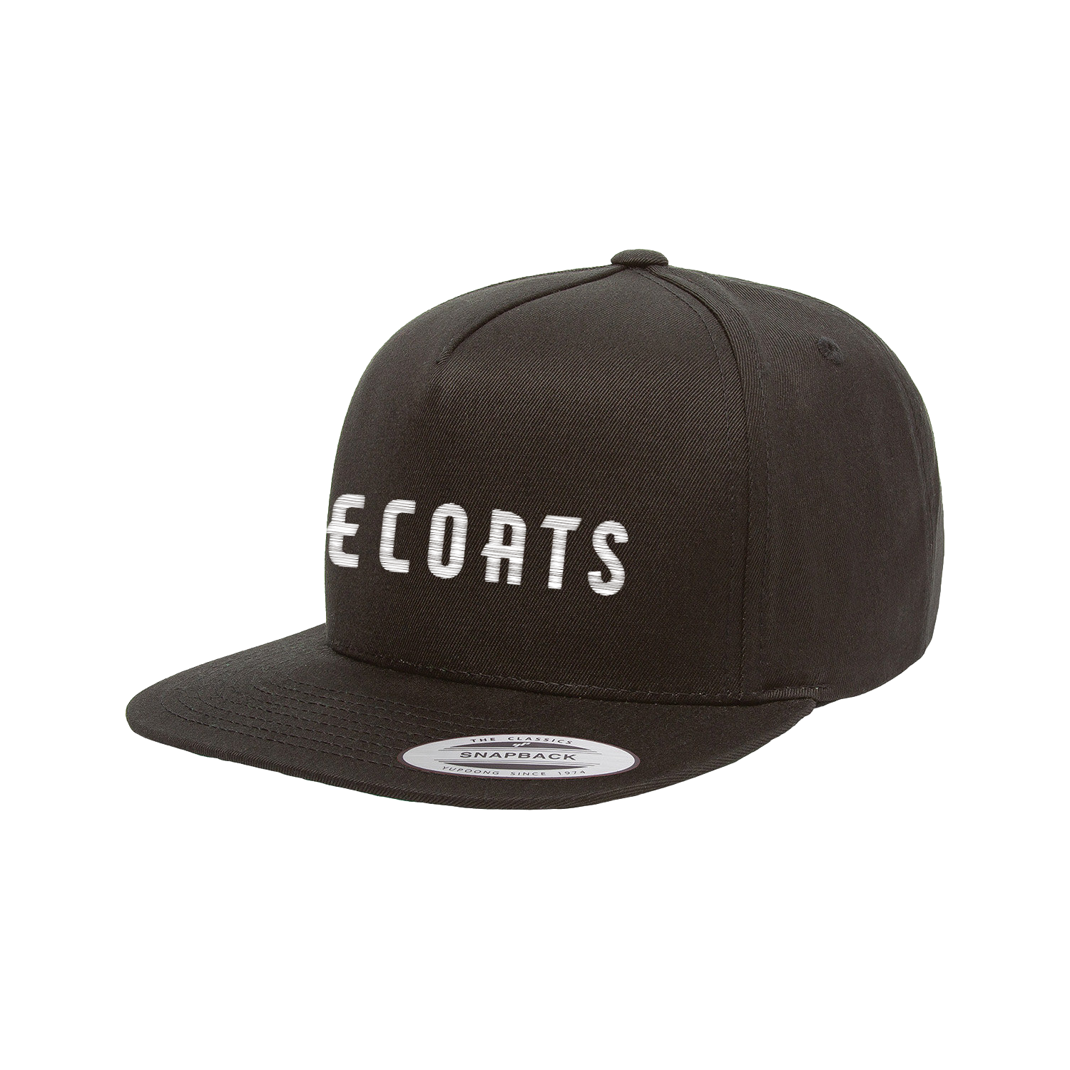 Black Flat Brim Hat