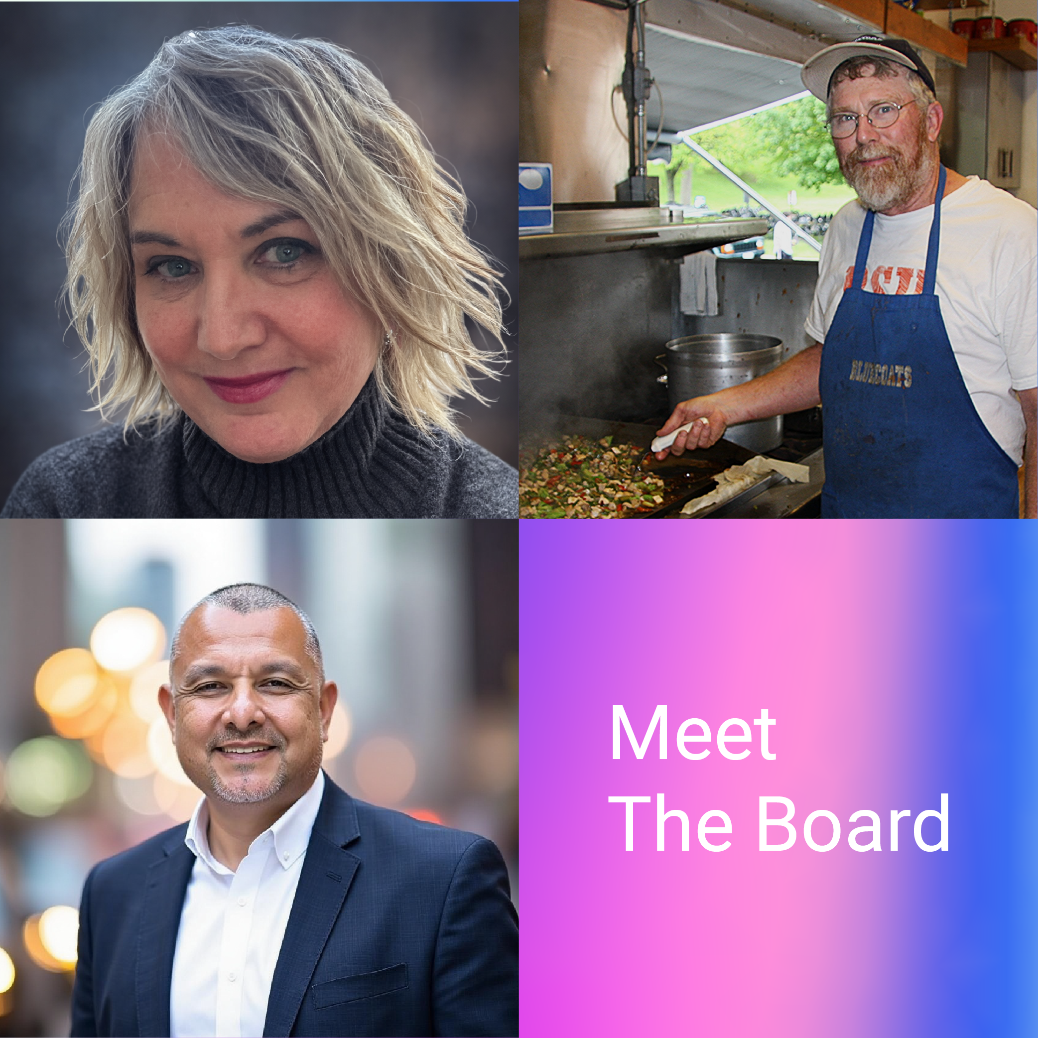 Meet The Board: Lisa Smith, John Lowe, Manuel Gamez