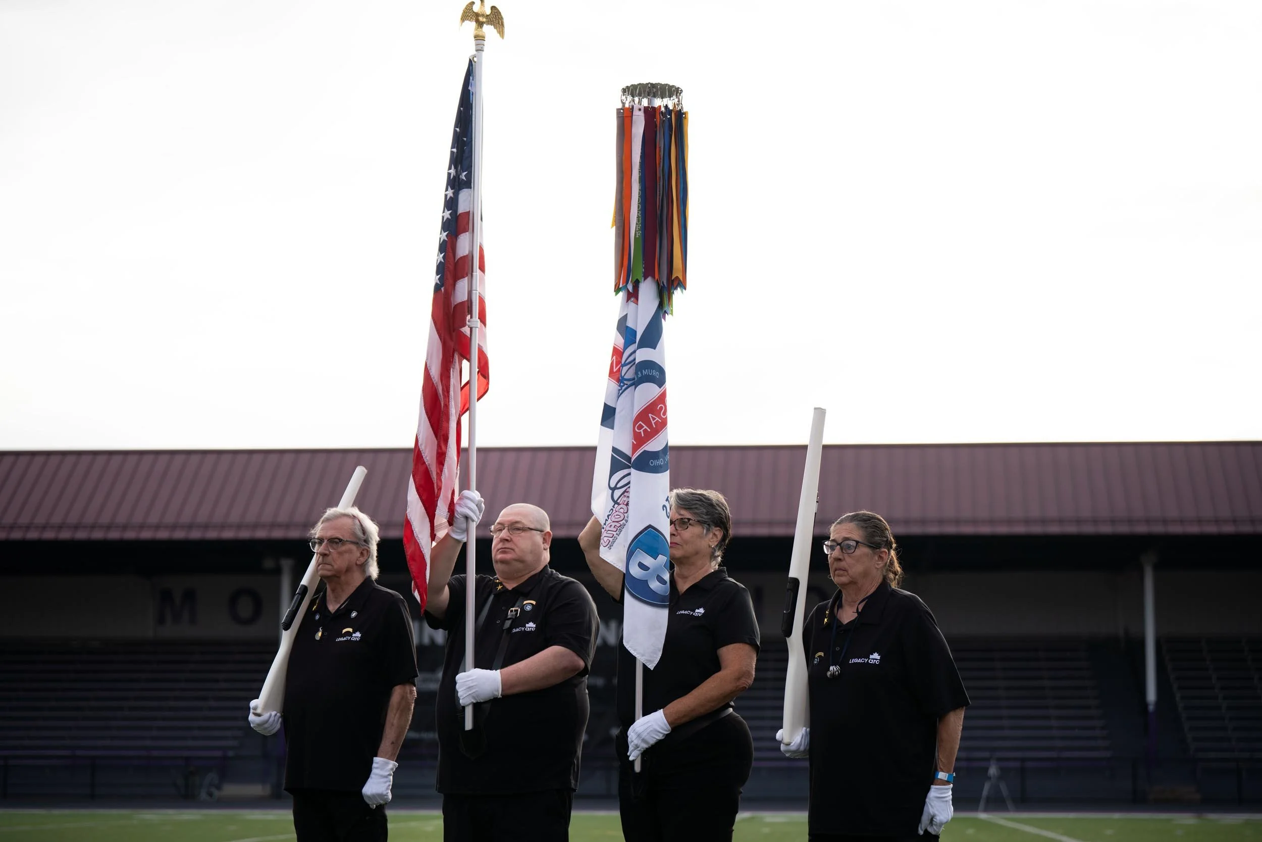 Photo of Legacy Arc honor guard.