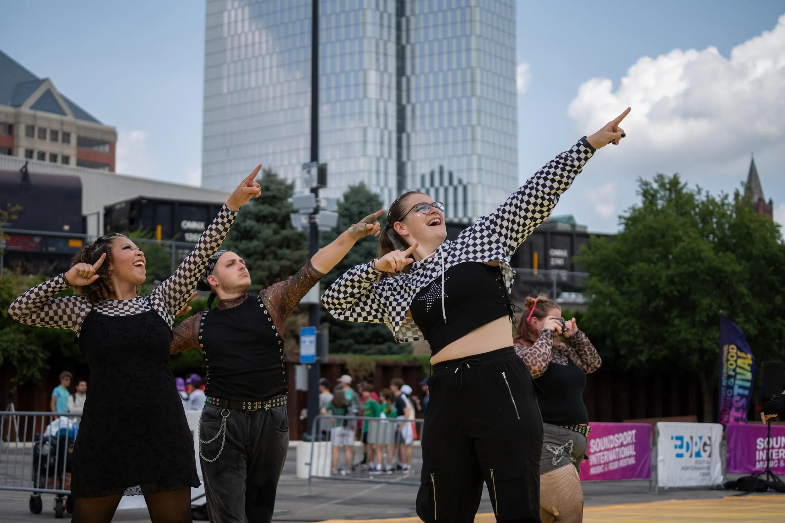 Action shot of Rhythm IN BLUE 2026 performers.
