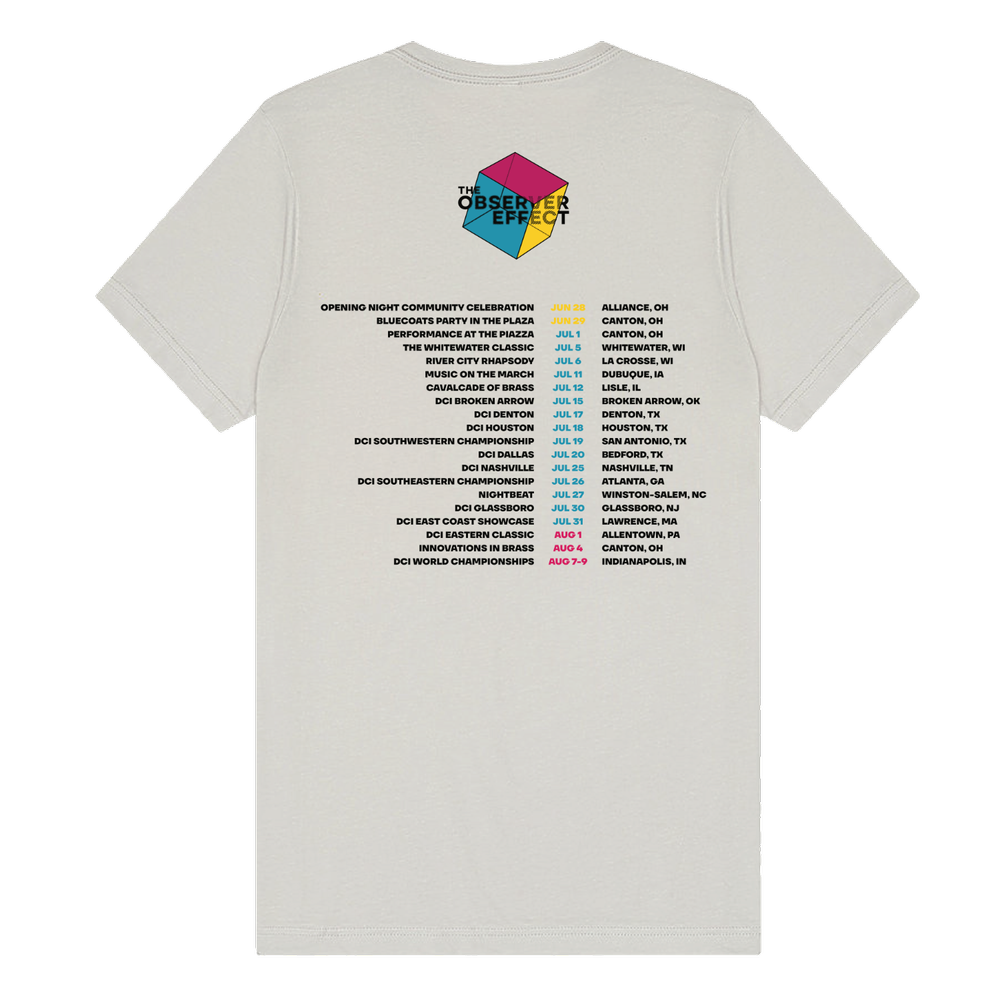 The Observer Effect Tour Tee | Bluecoats
