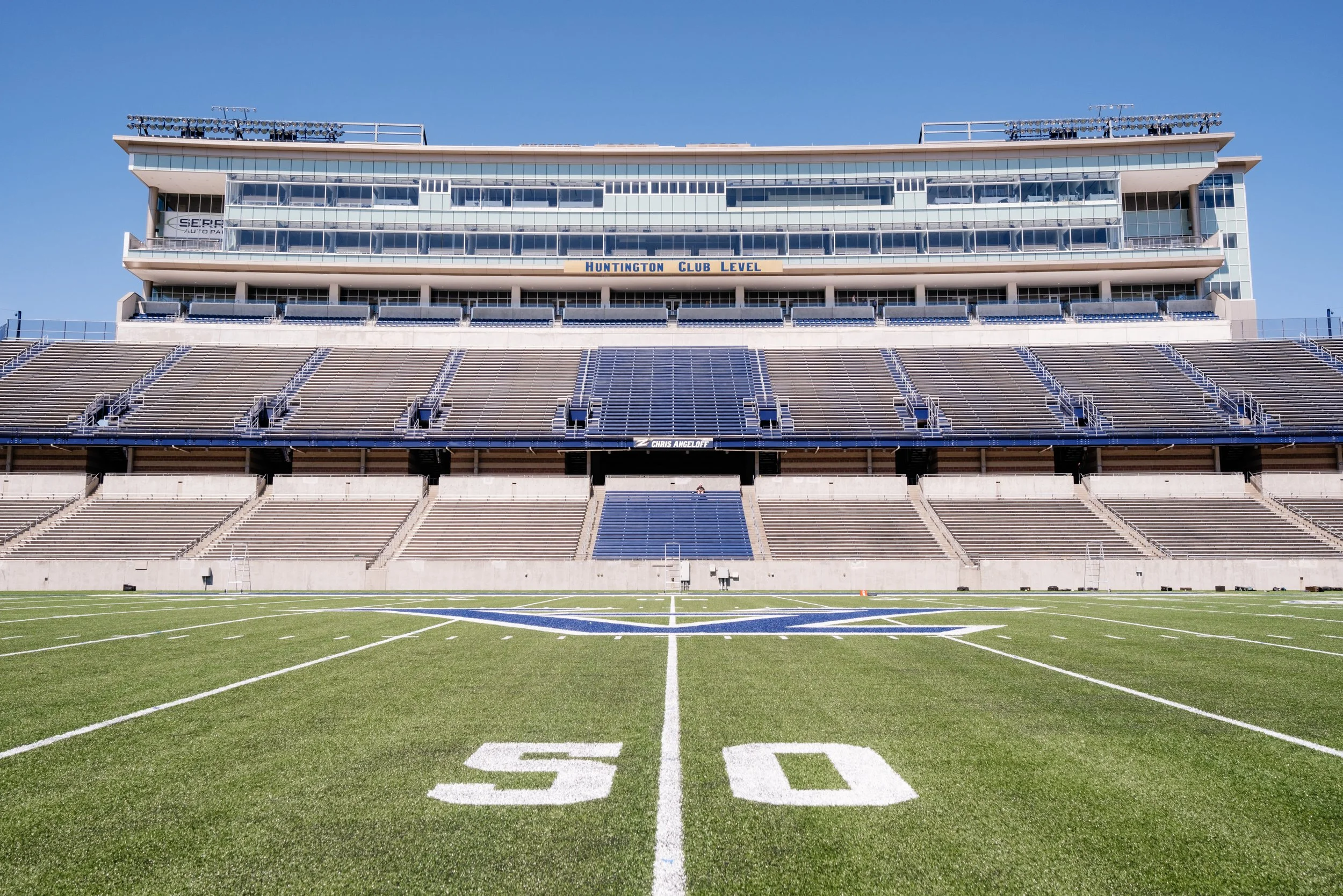 Photo of the University of Akron Infocision Stadium.