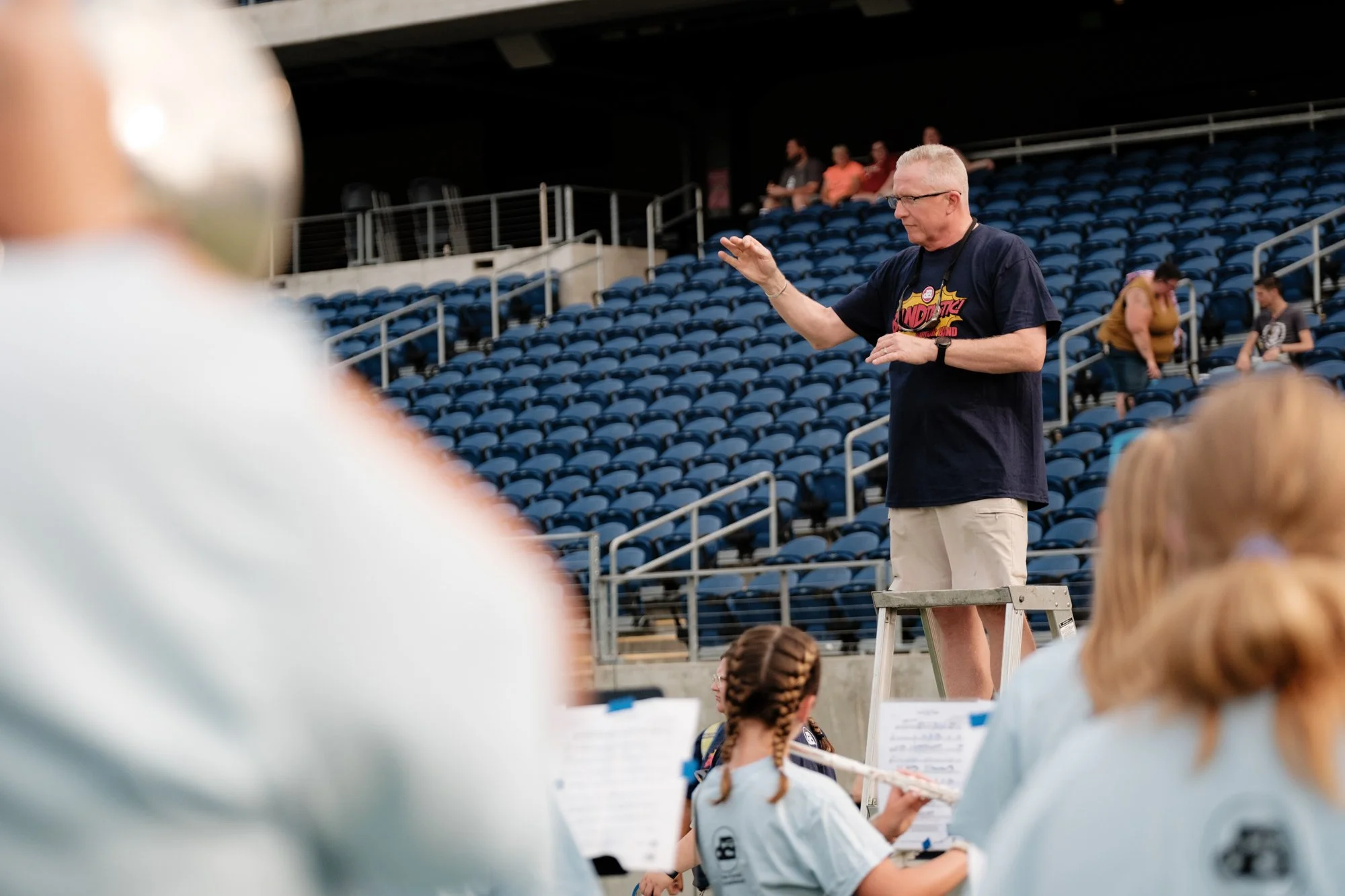 Galen, Conductor at Honor Band.