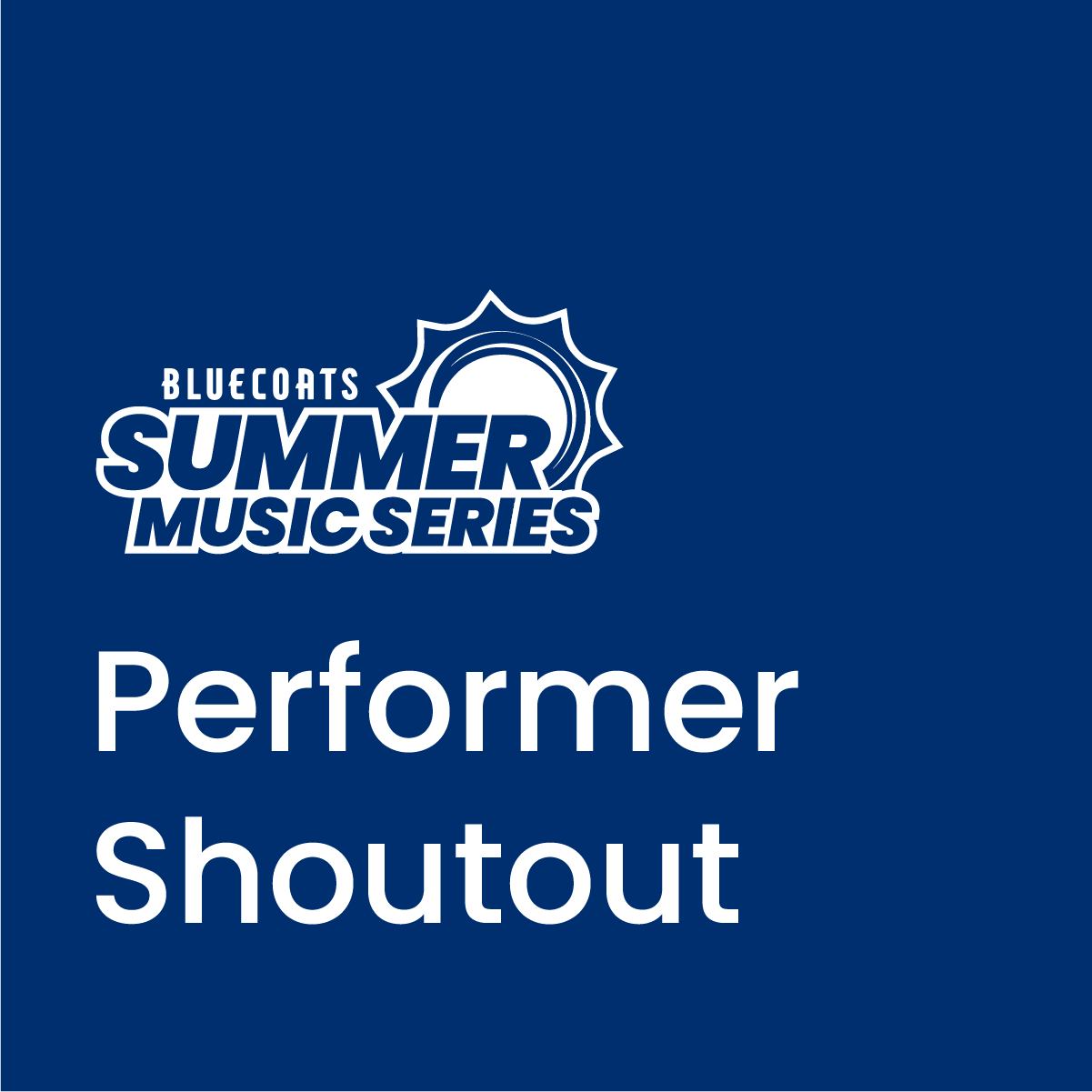 Performer Shoutout Ad | Summer Music Series Program