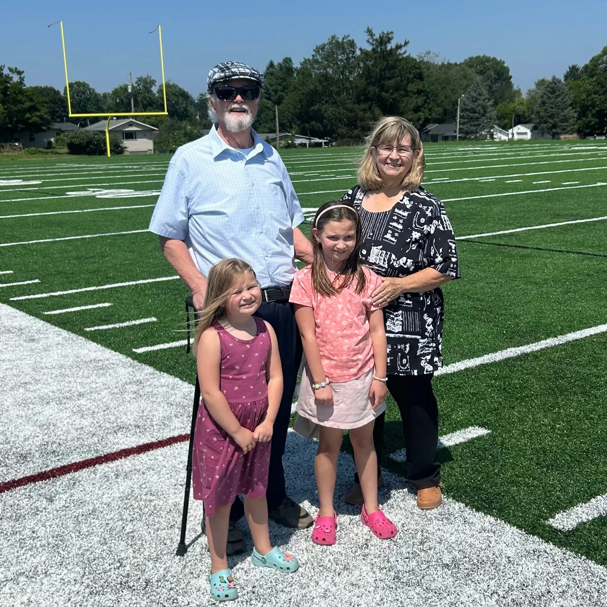 Photo of Randall Lamb and his family.