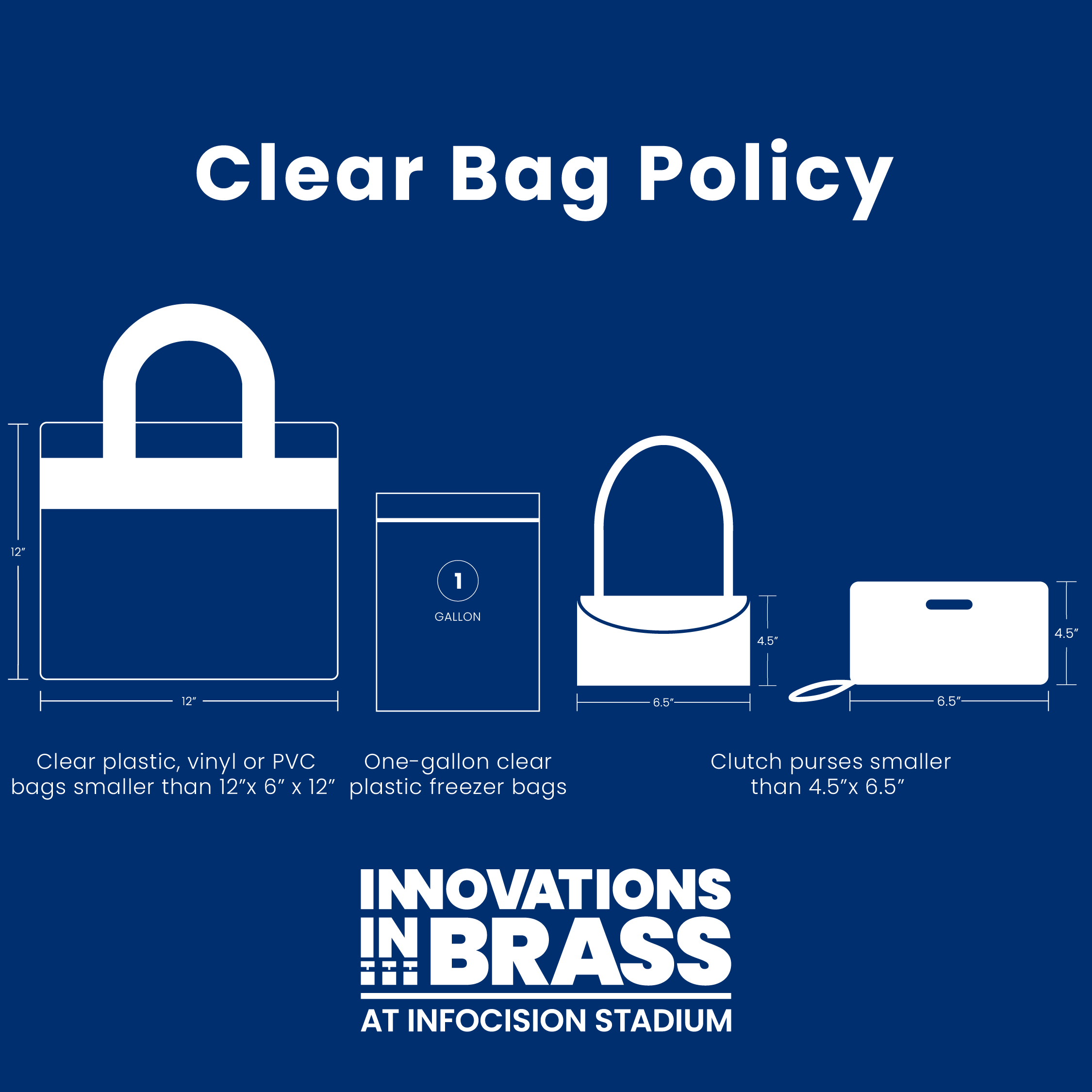 Clear Bag Policy Graphic