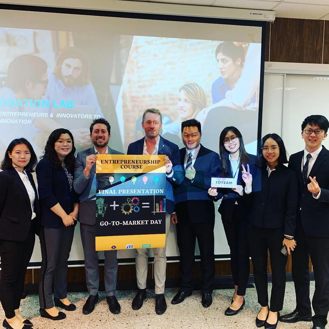 10X Innovation Lab team at the International Trade Institute in Taichung, Taiwan