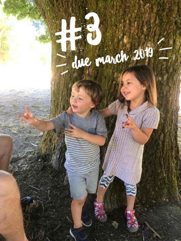 Did we mention we're pregnant?