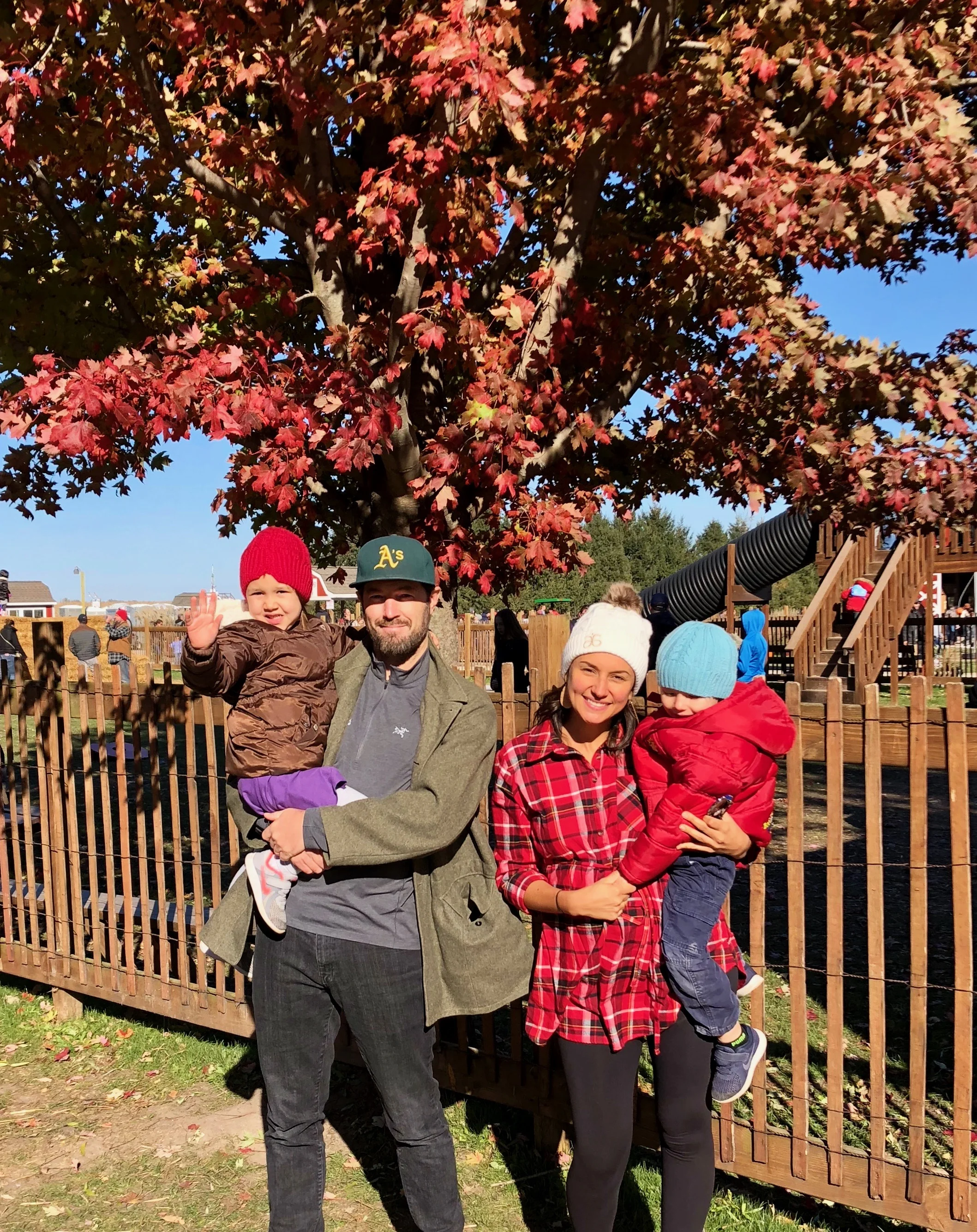 Our First Fall Festival. (well, except for Gina)