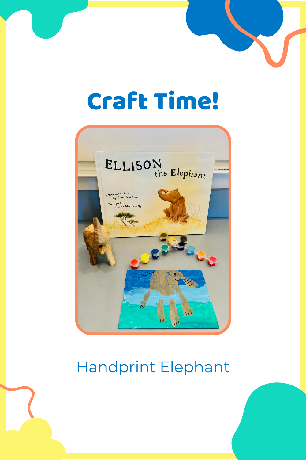 Link to elephant handprint craft