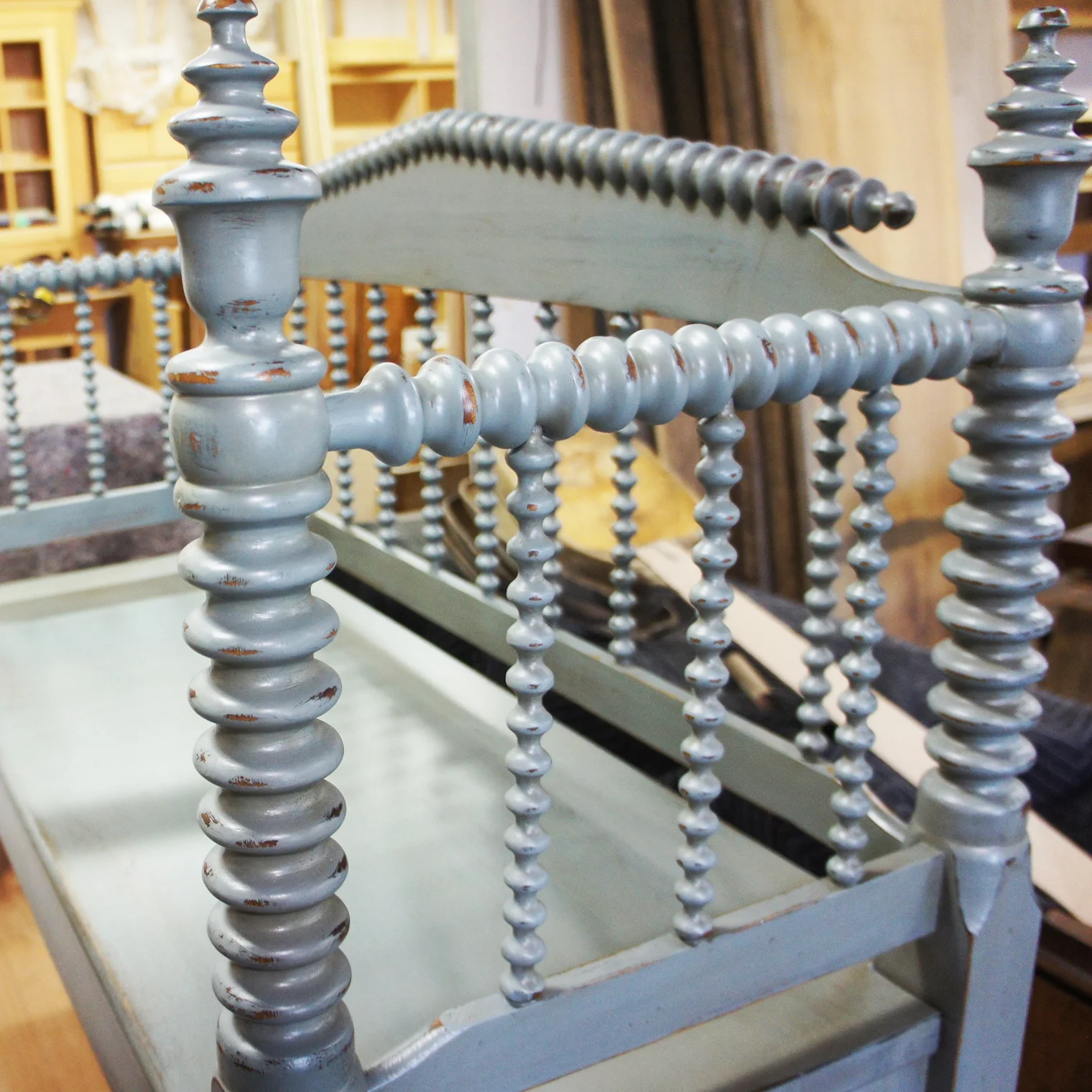 Repurposed Furniture – Jenny Lind Bed to Bench