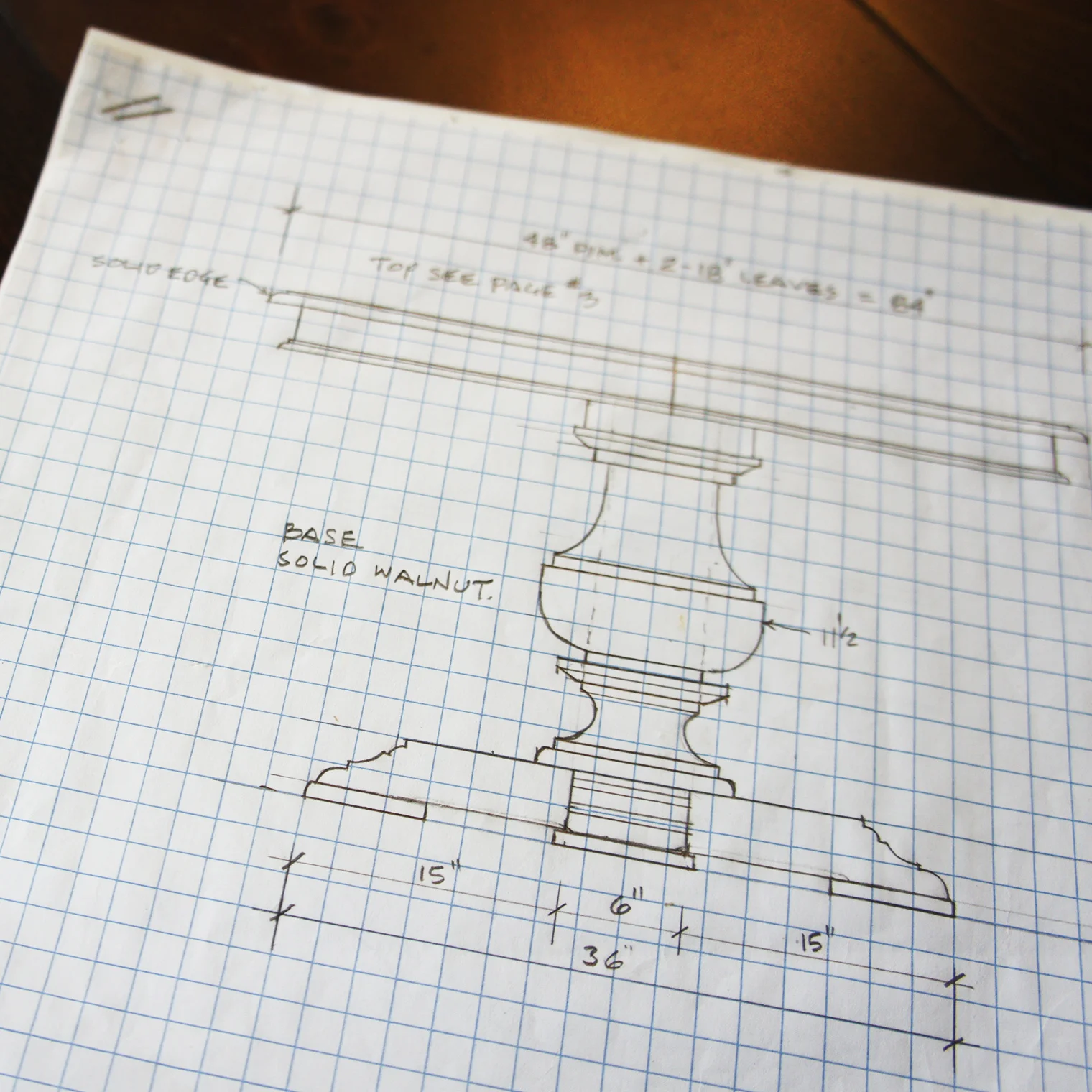 Custom Dining Table - Built to your Specifications