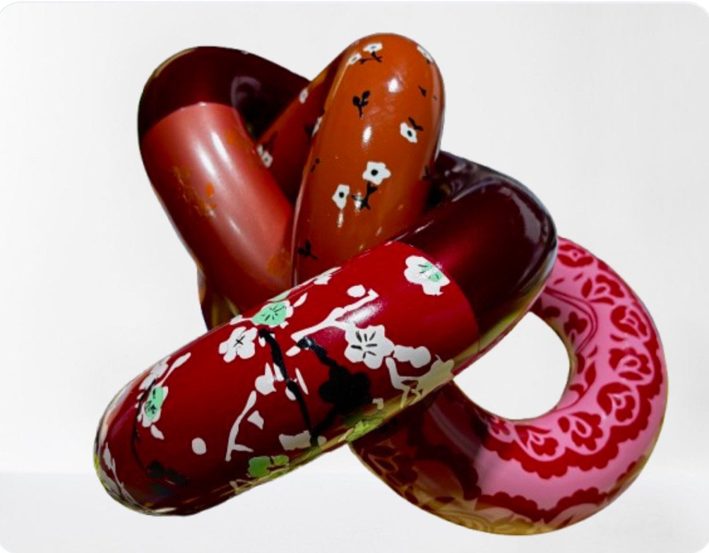 Leitmotif (Red) -Fabricated sculpture