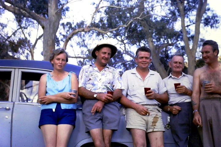Yvonne Hatch, Cyril Kendrick, Ron Hatch, Norm Huish and Pud Holmes (Judy Yates)