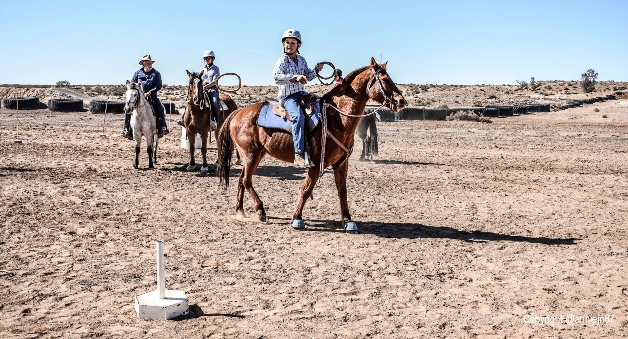 Harvey Williams (Photo copied from the Copley &amp; Districts Gymkhana FB page with permission from Anna Nunn)