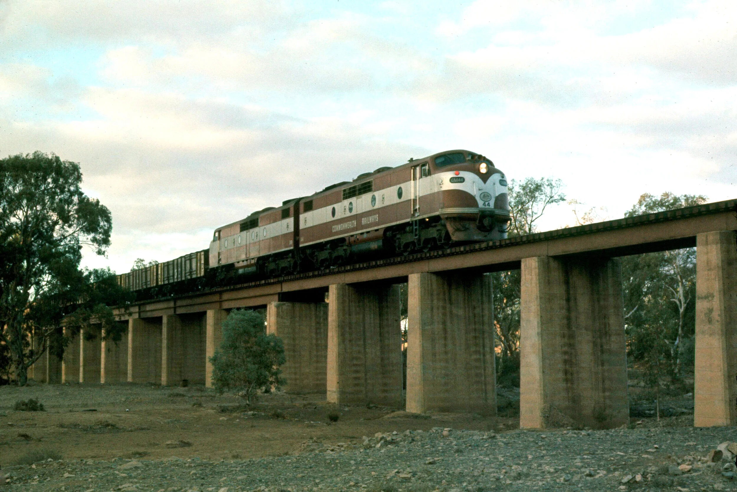 Crossing Emu Creek Bridge