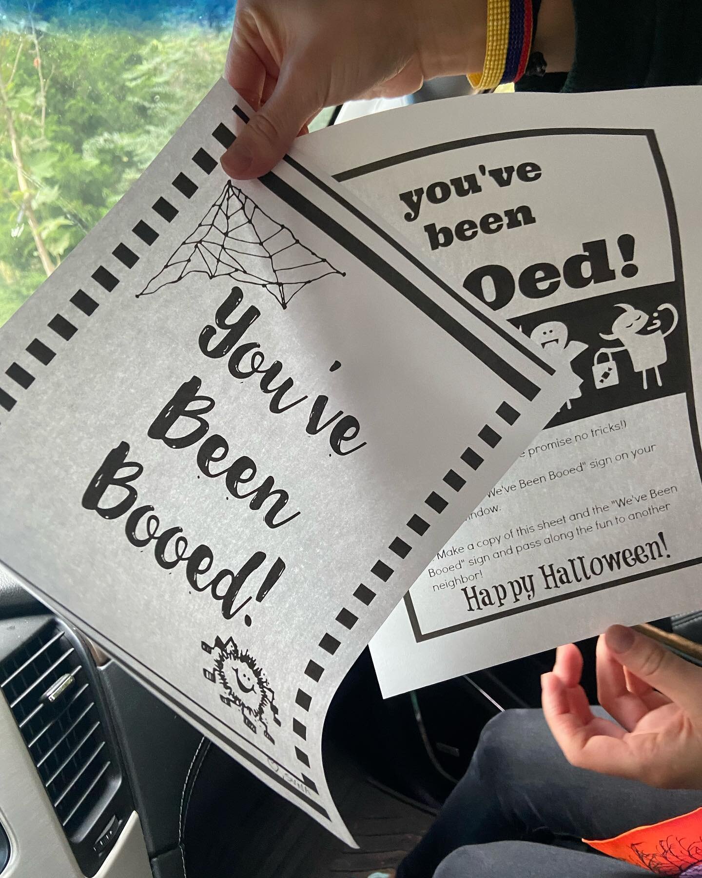 SVNA kiddos were just out &ldquo;BOOing&rdquo; again so beware! Don&rsquo;t forget to pin your sign on the door so you aren&rsquo;t hit twice and pass it on! #svnadc #screamvalley #youvebeenbooed