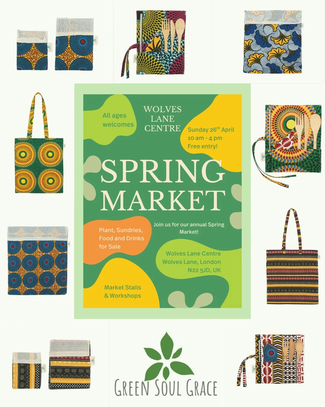 Wolves Lane Centre Spring Market + Plant Sale