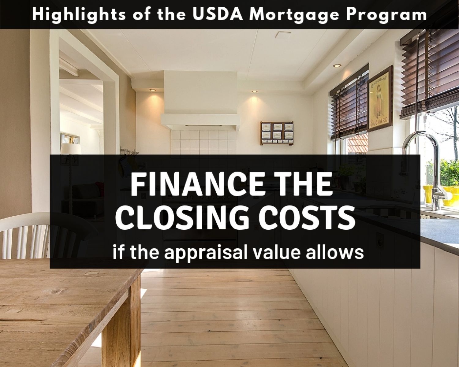 Pennsylvania USDA Mortgages allow you to finance in your closing costs