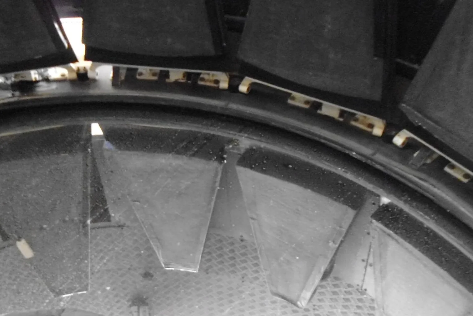 Primary mirror before cleaning.
