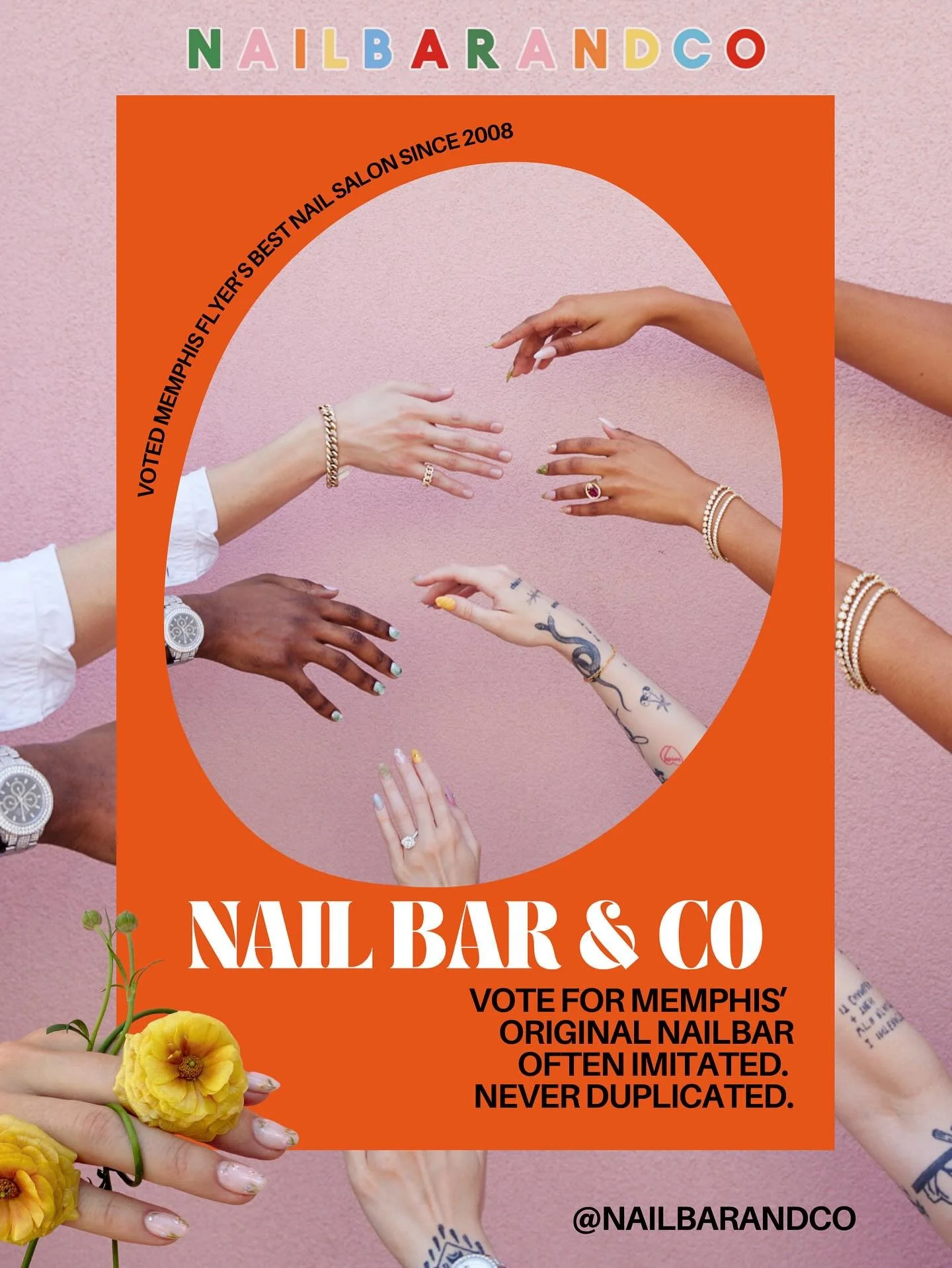 Memphis, it&rsquo;s that time again ✨

If you love your Nailbar &amp; Co appointments as much as we love having you in our chairs, we&rsquo;d be so grateful for your nomination in the @memphisflyer Best of Memphis awards for Best Nail Salon 💅

From 