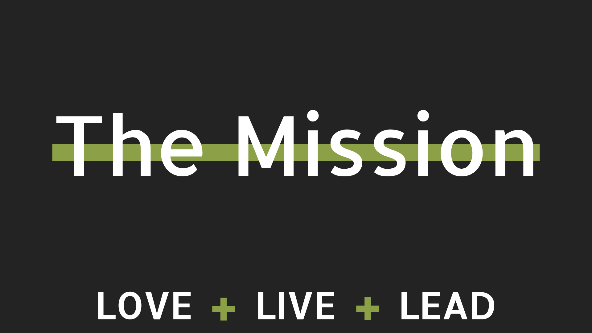 The Mission: Celebration Sunday
