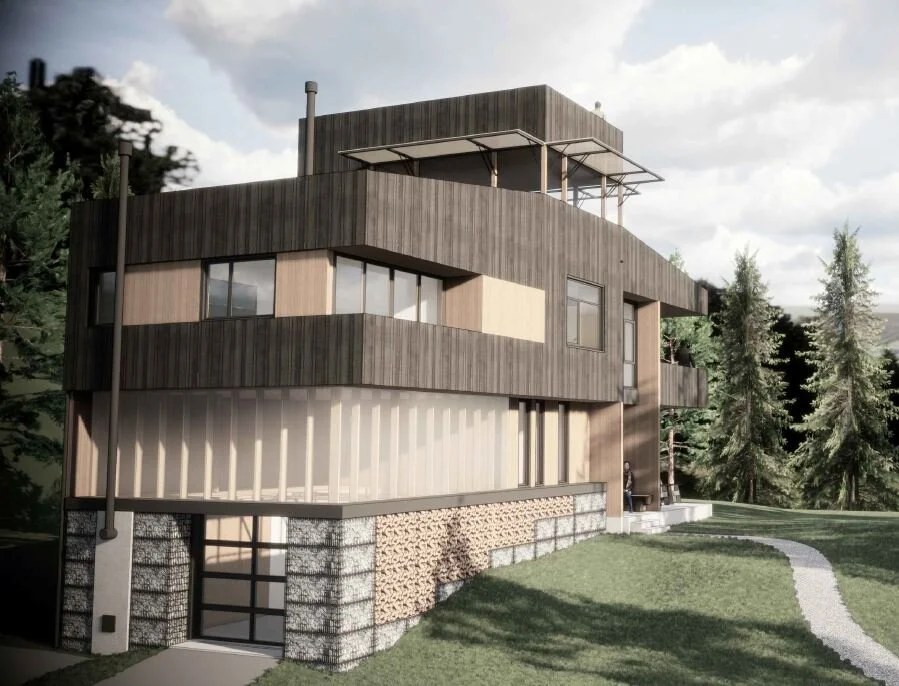 Structural design for a mountain home in Snohomish County
