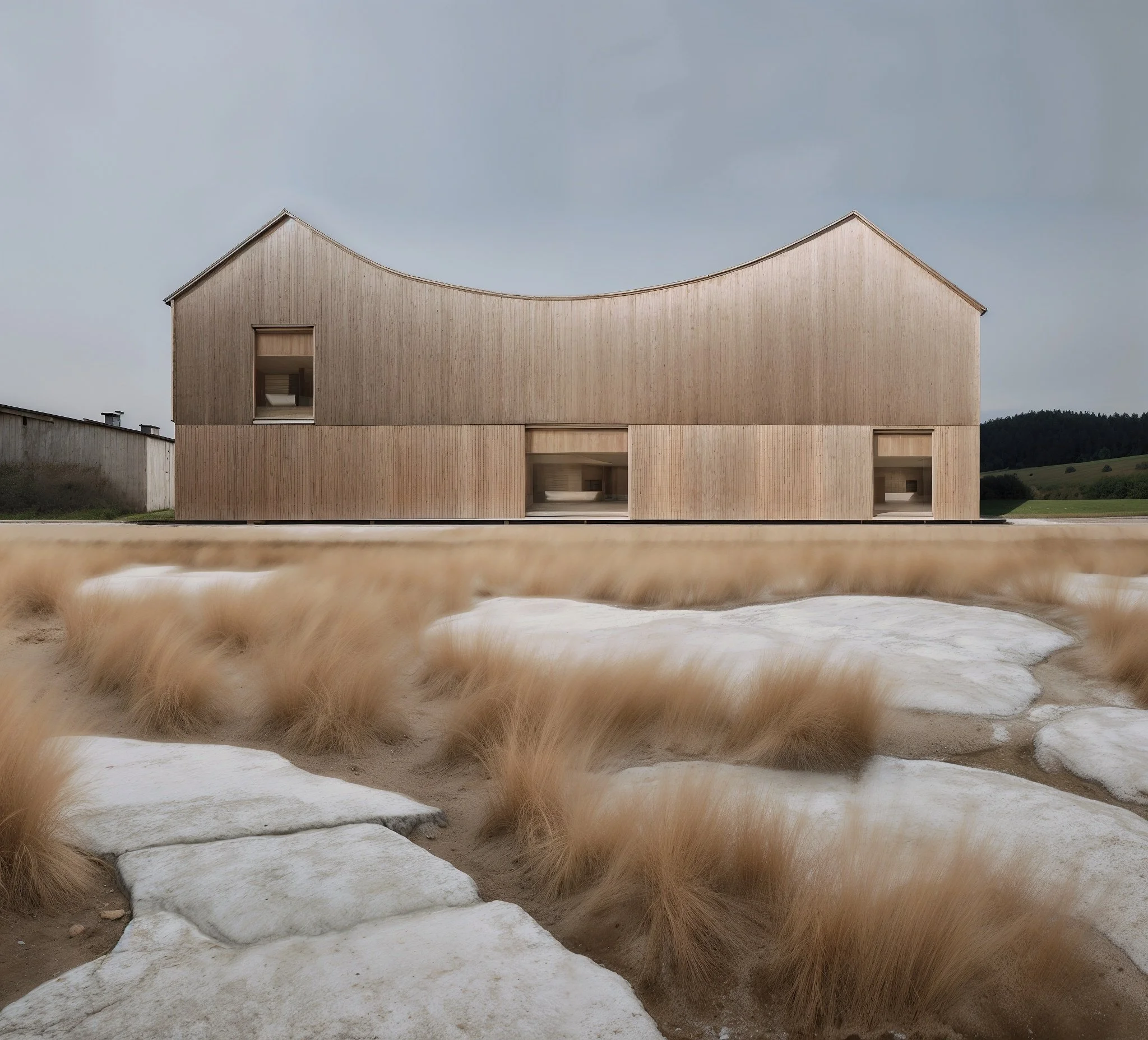  Concept  Rational Sustainability is embedded as an operational strategy, focusing on energy efficiency and optimizing logistical processes. The design also promotes biodiversity by fostering interactions with diverse manifestations of nature. This i