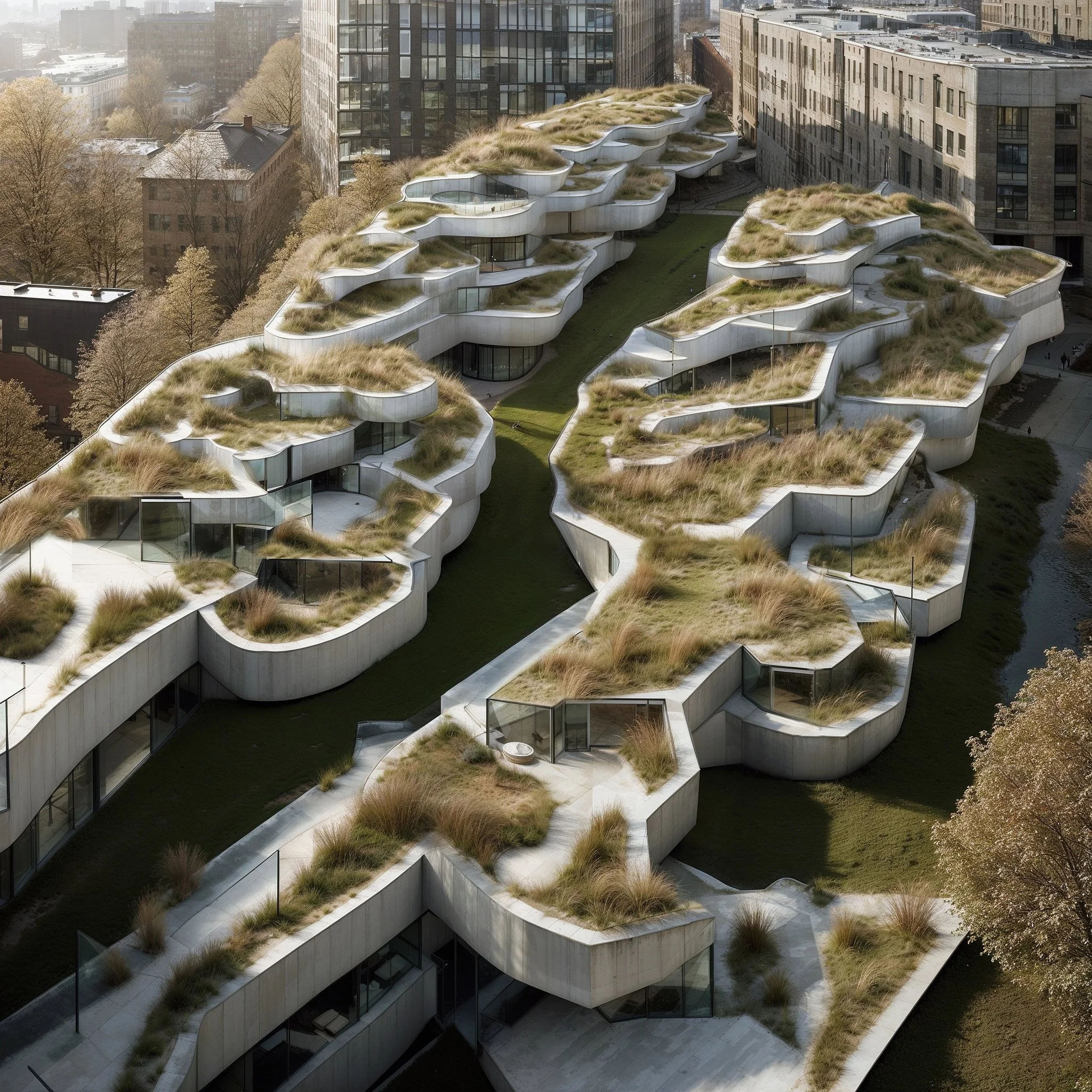  The modernist grid dissolves, and with it, the illusion of order. In its place: a thickened, lived-in street, the city as a landscape, a carpet woven with the rhythms of life.   