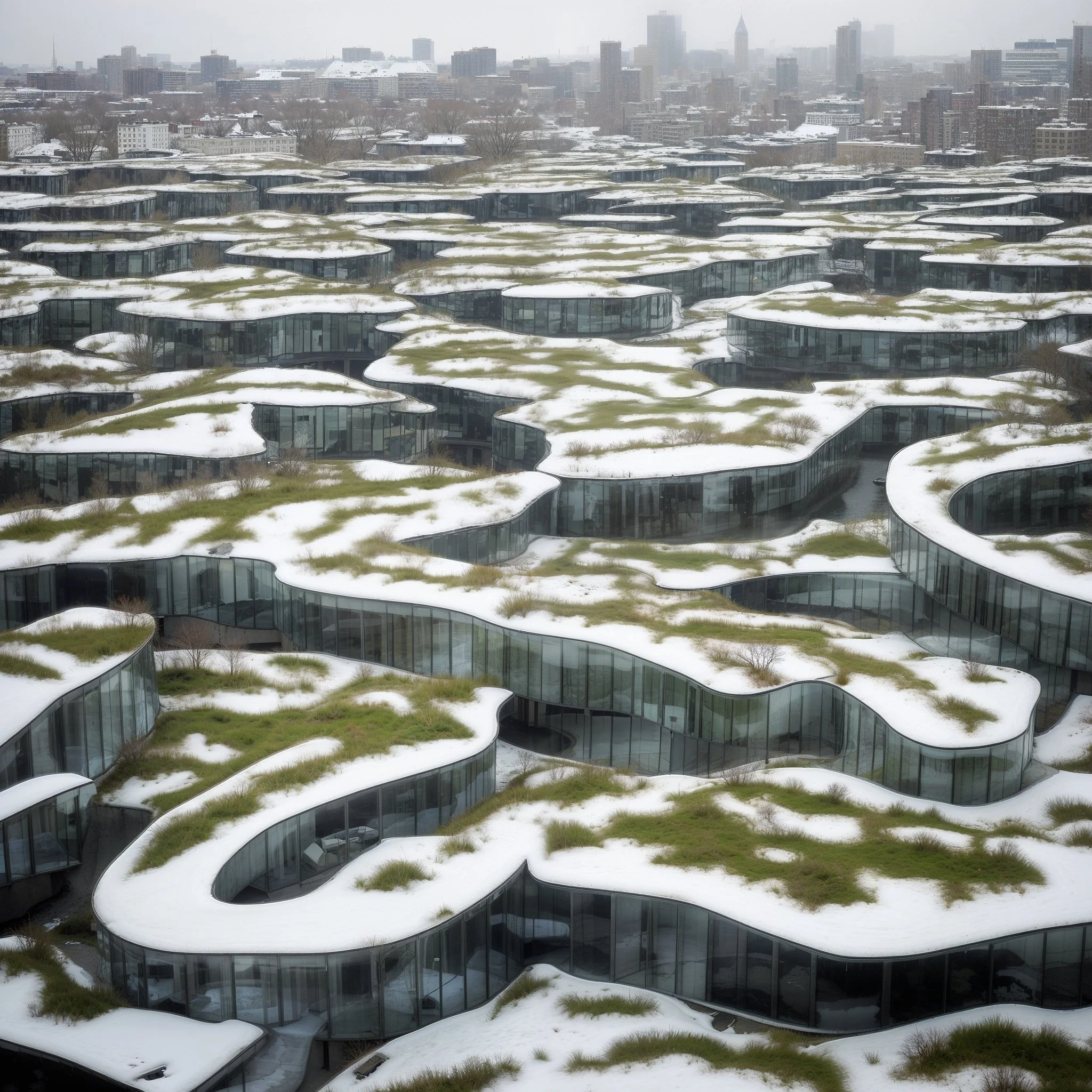  No longer a space “between” buildings, it becomes the architecture itself—a deep surface, folding, thickening, eroding. A terrain where movement is not prescribed but discovered, where pedestrian pathways are carved by desire rather than dictated by