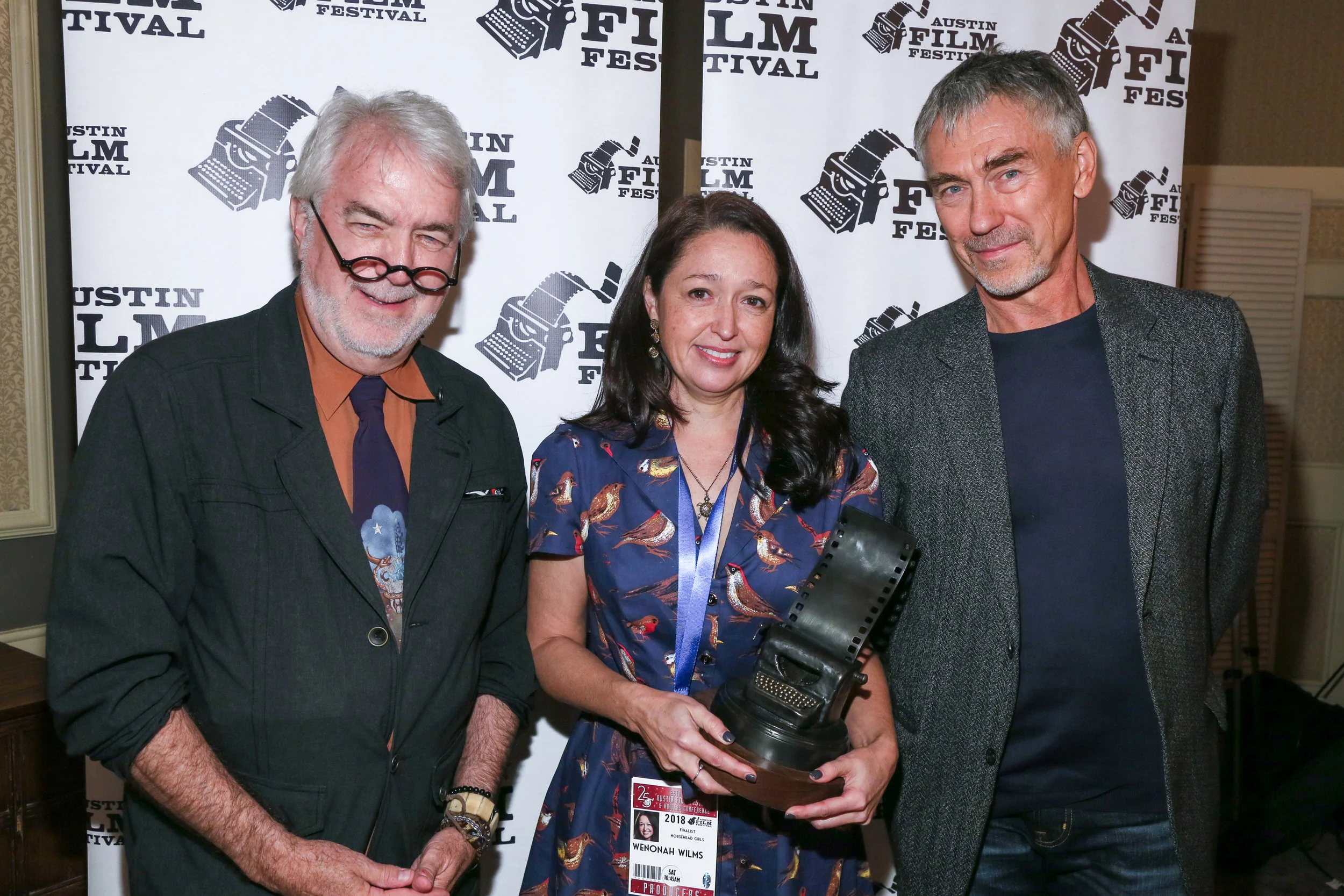 2018 Austin Film Festival. Jim Hart, Wenonah Wilms, Tony Gilroy
