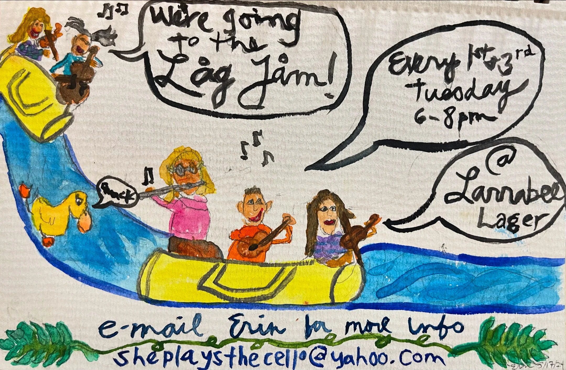 Låg Jåm (bi-monthly sessions led by Erin)