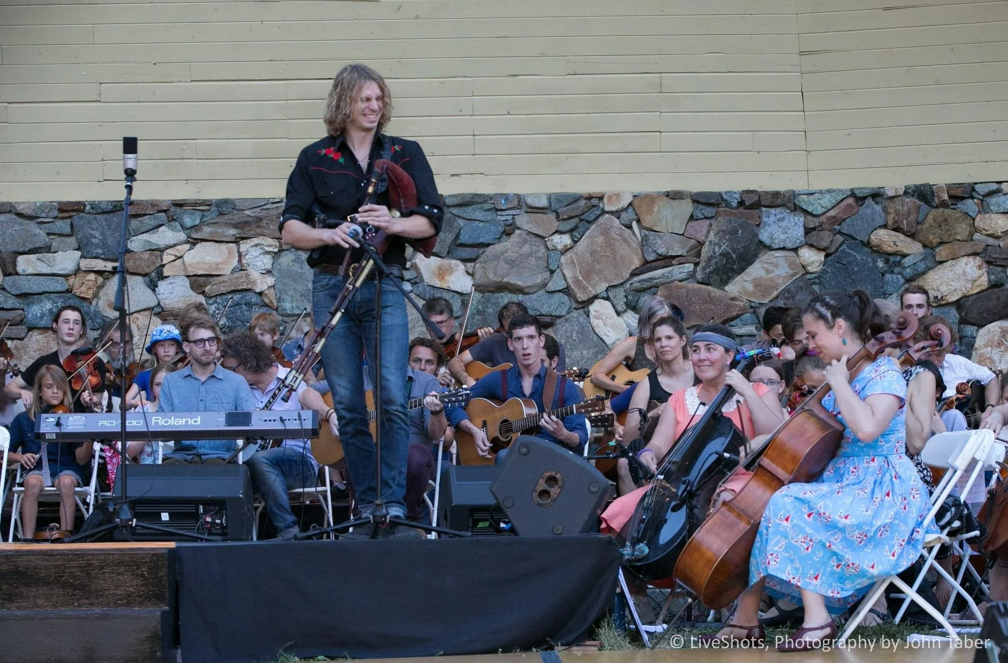 Sierra Fiddle Camp Ceilidh in the Park