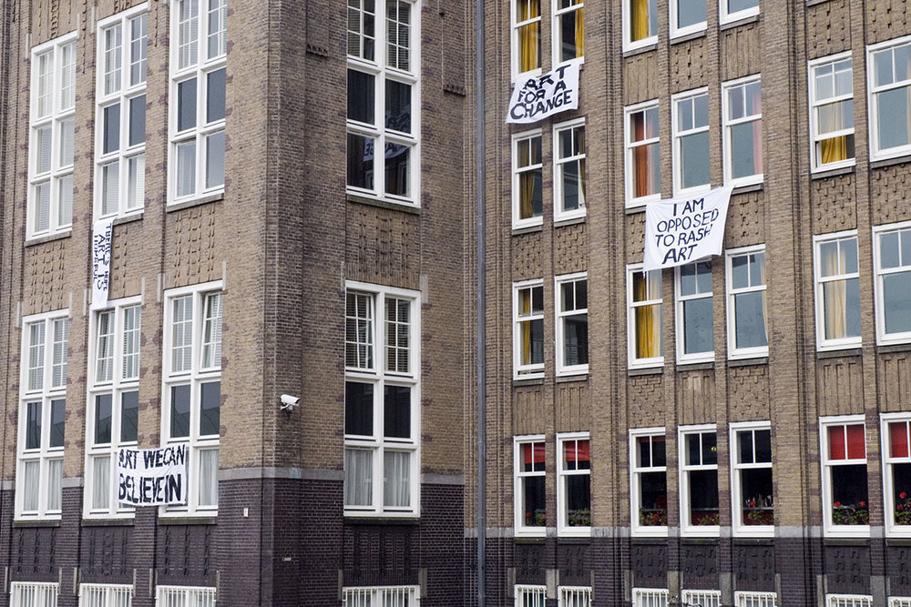  Lloyd Hotel, facade with banners of Temporary Museum Amsterdam 