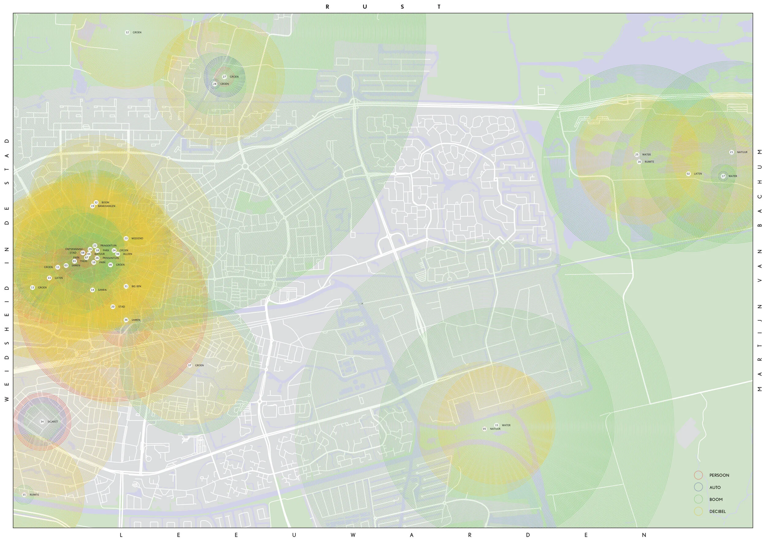 Subjective Maps of Leeuwarden