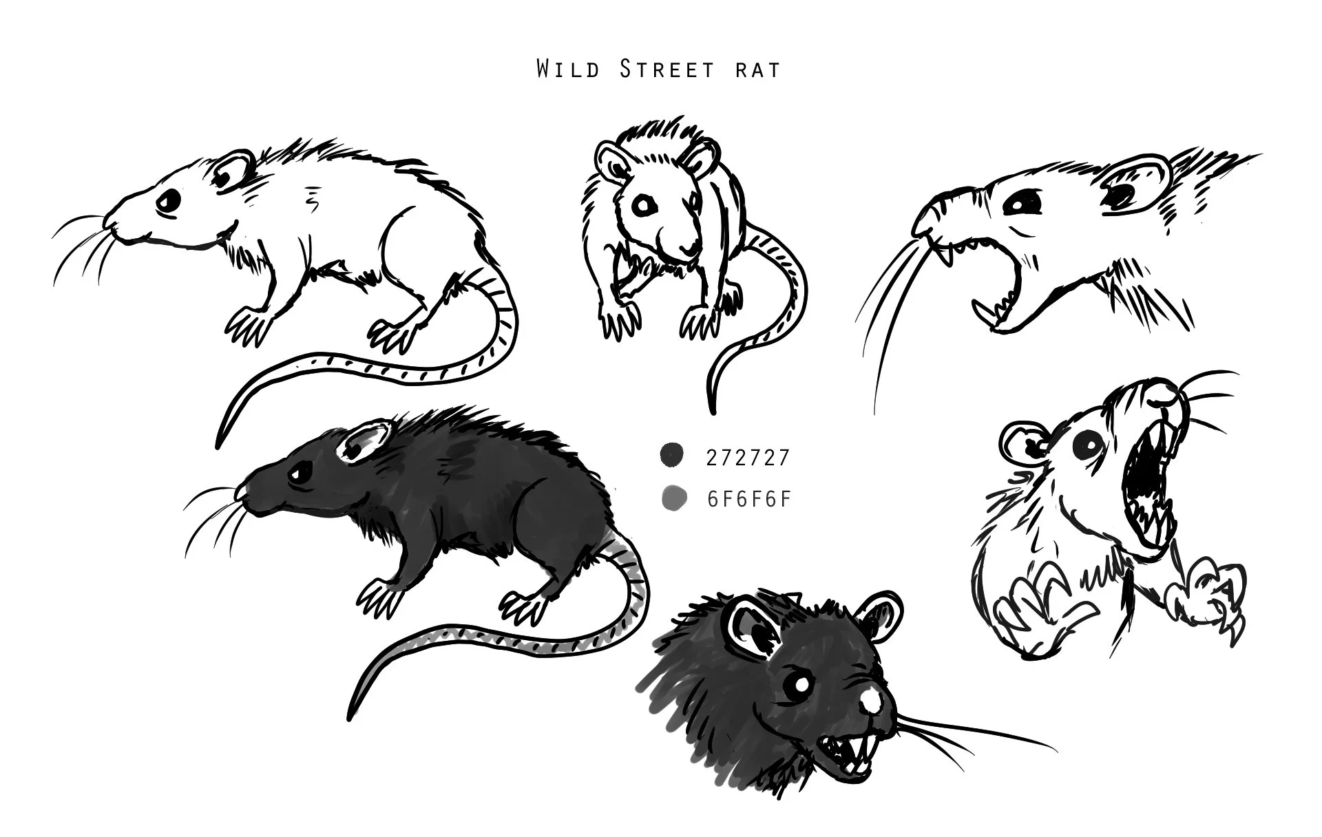 Rat character design, 2023