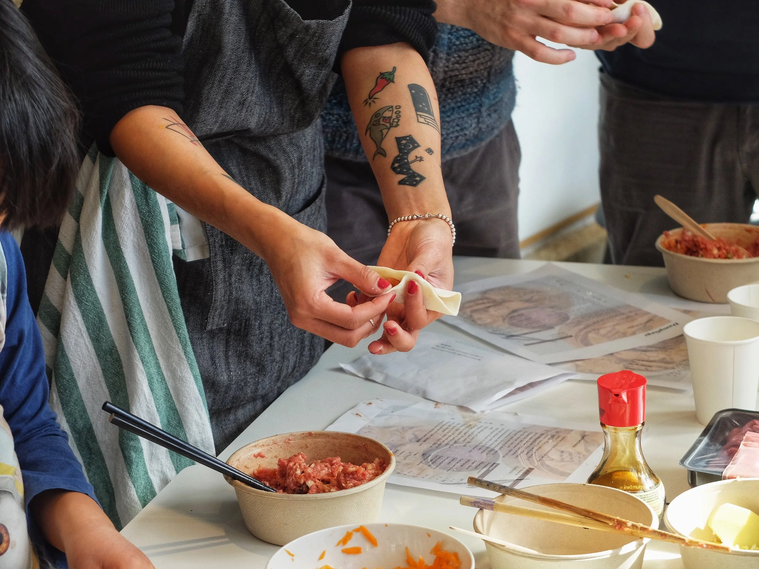 Workshop Dumplings 31.03.2019 Photo: Lana Zaychenko