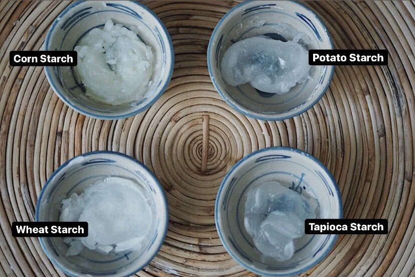 Different Types Of Starches In A Chinese Kitchen 淀粉 No Sweet Sour