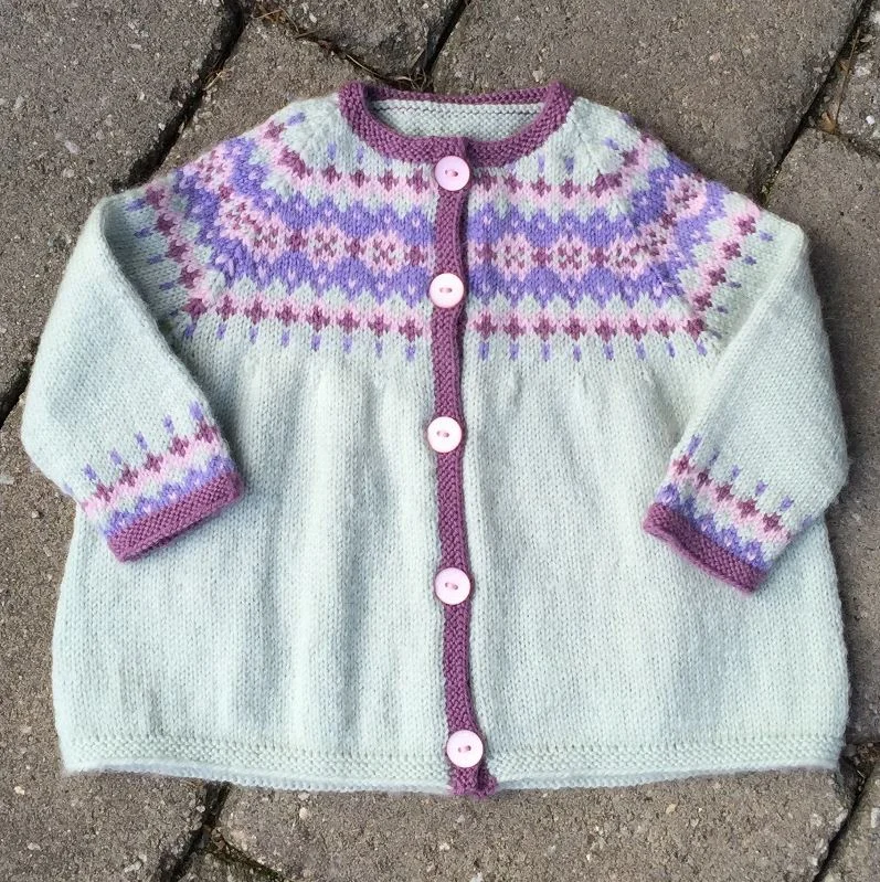 baby fair isle sweater