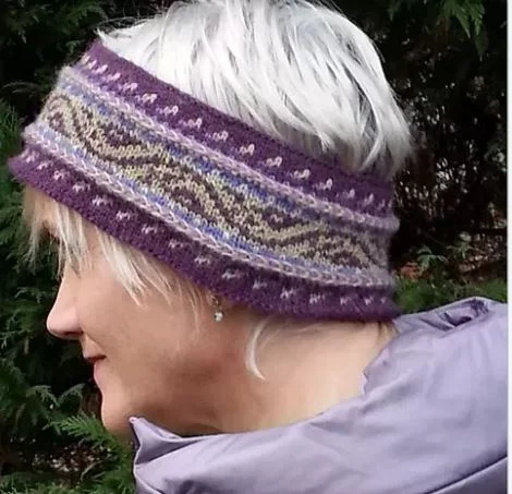 Ivy Headband Knitting Pattern PDF