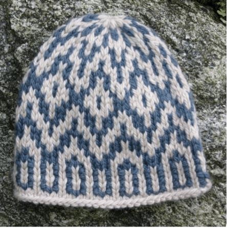 Fair Isle knitting patterns-Polar Chullo Knitting Pattern PDF