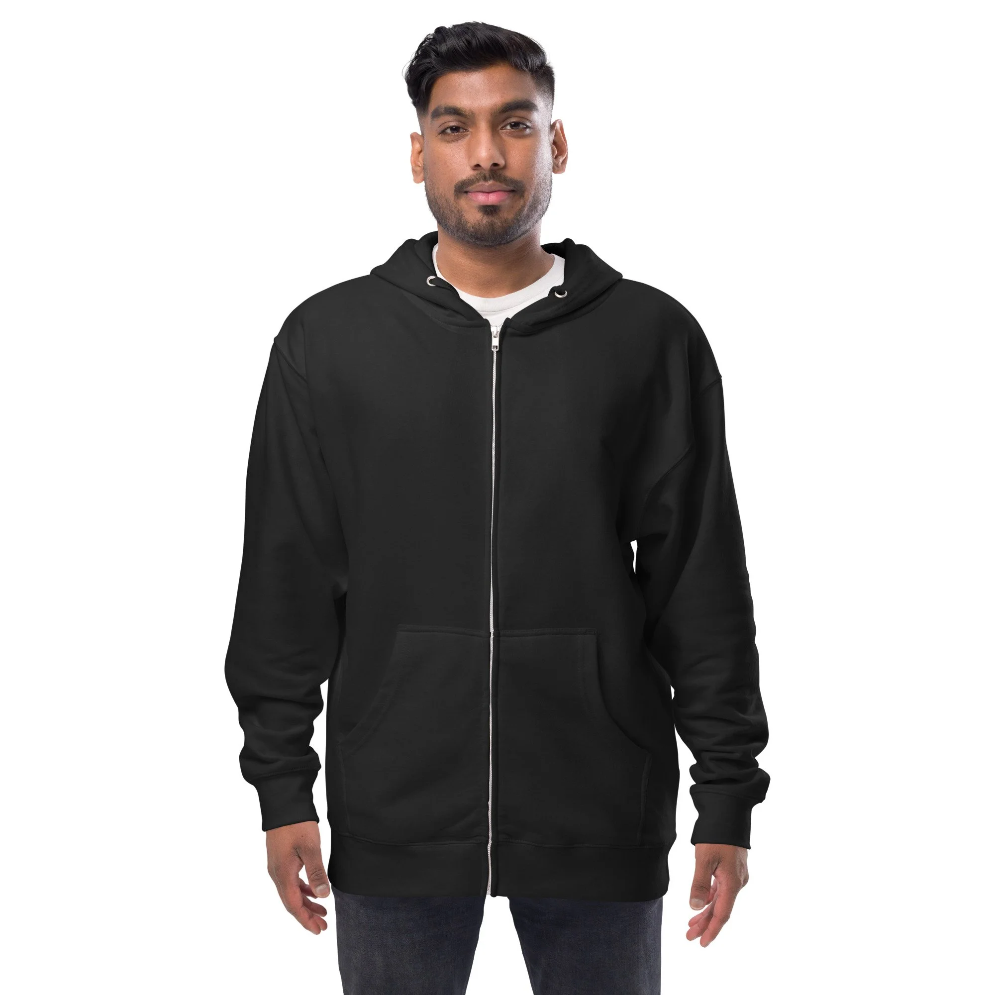 unisex-fleece-zip-up-hoodie-black-front-6949ccba69cb2.jpg