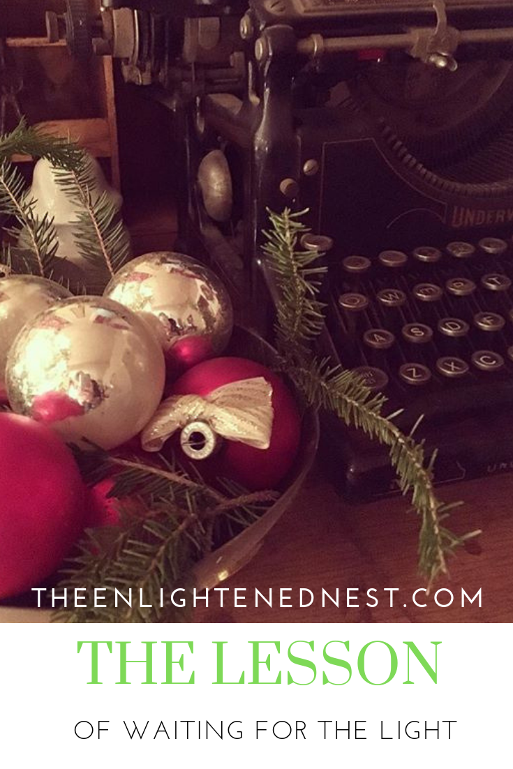 vintage christmas; ornaments; old typewriter; silver; advent.png